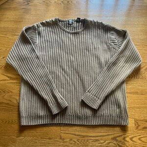 Men's Timberland Ribbed Knit Sweater - Taupe, size XXL fits small